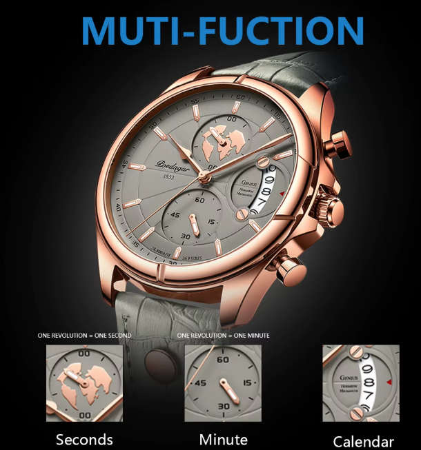 Poedagar 9898 Imperial Chronograph – A Statement of Quiet Authority
