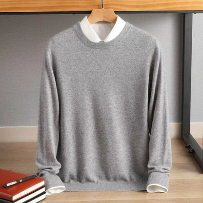 Relaxed Oversized Crew-Neck Sweater