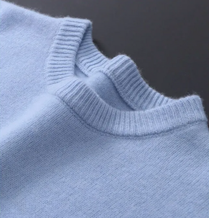 Relaxed Oversized Crew-Neck Sweater