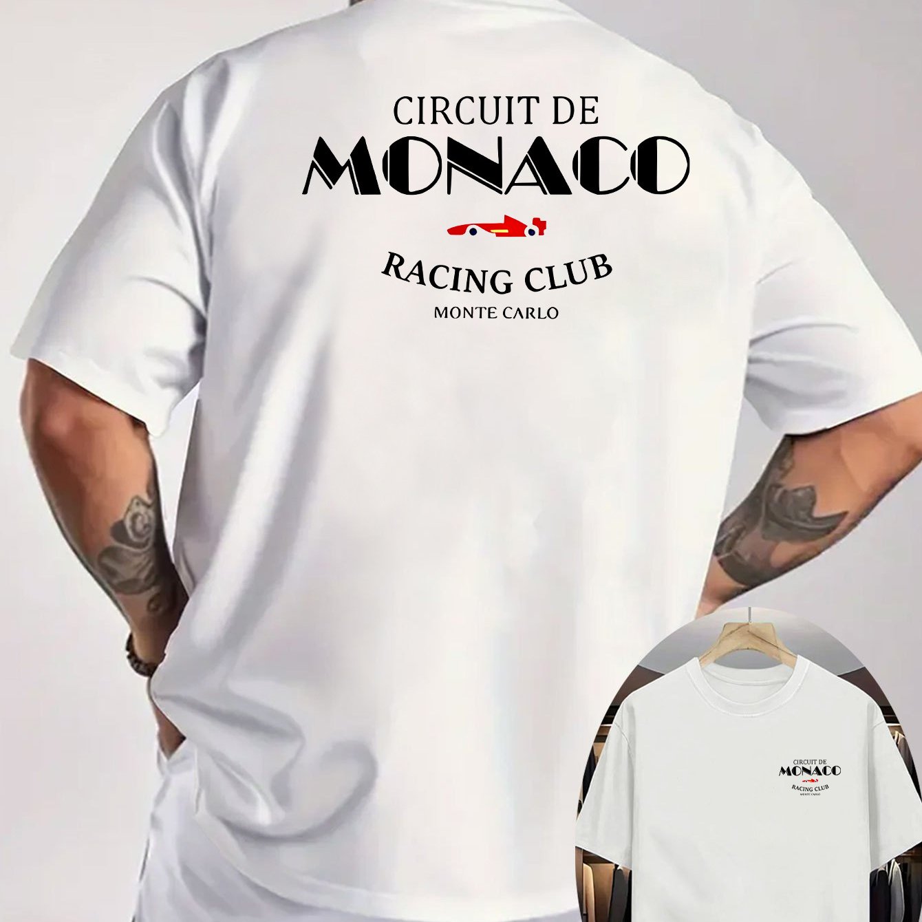 “Circuit de Monaco” Casual Men's T-Shirt