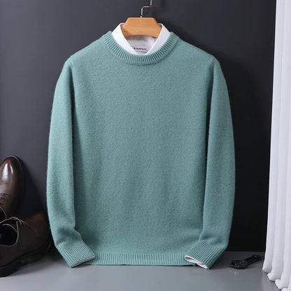 Relaxed Oversized Crew-Neck Sweater