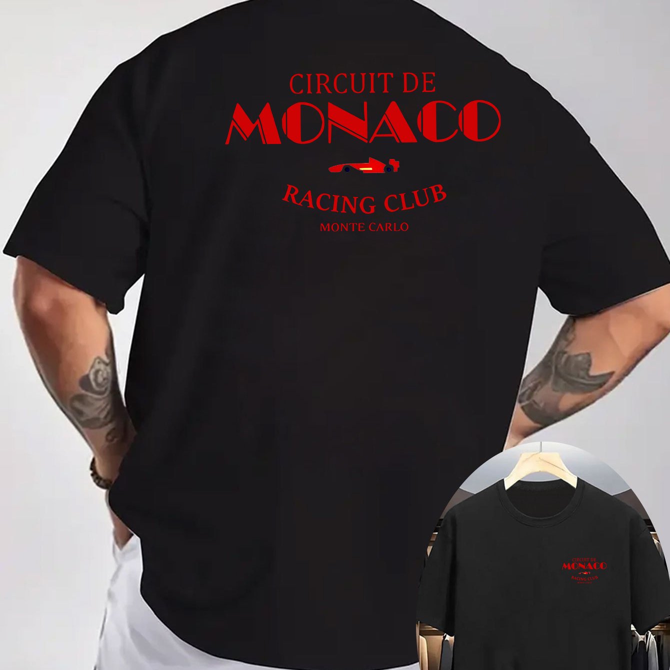 “Circuit de Monaco” Casual Men's T-Shirt