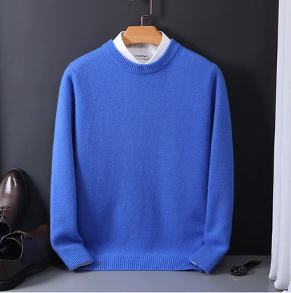 Relaxed Oversized Crew-Neck Sweater