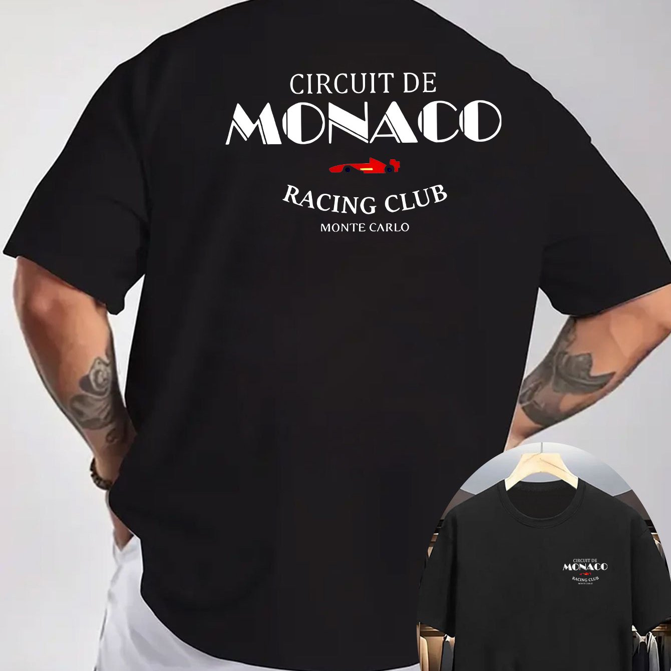 “Circuit de Monaco” Casual Men's T-Shirt