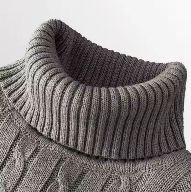 Men’s Premium Slim Fit Turtleneck Sweater – Elegant & Comfortable
