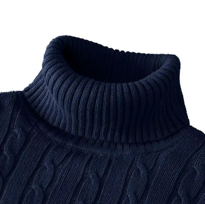Men’s Premium Slim Fit Turtleneck Sweater – Elegant & Comfortable