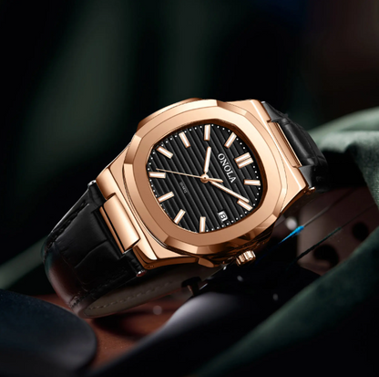 Onola 3852 Windsor Dual-Time Watch – Tradition Tailored for the Global Gentleman