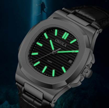 Onola 3852 Windsor Dual-Time Watch – Tradition Tailored for the Global Gentleman