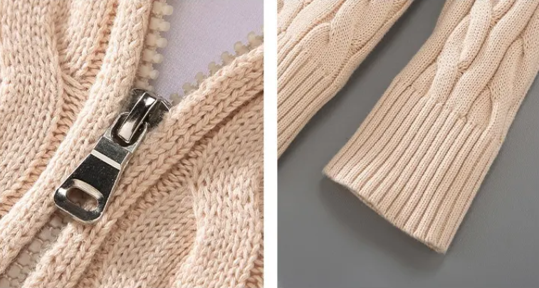 Relaxed Zip-Pullover Knit Sweater — Casual Elegance with Versatile Utility