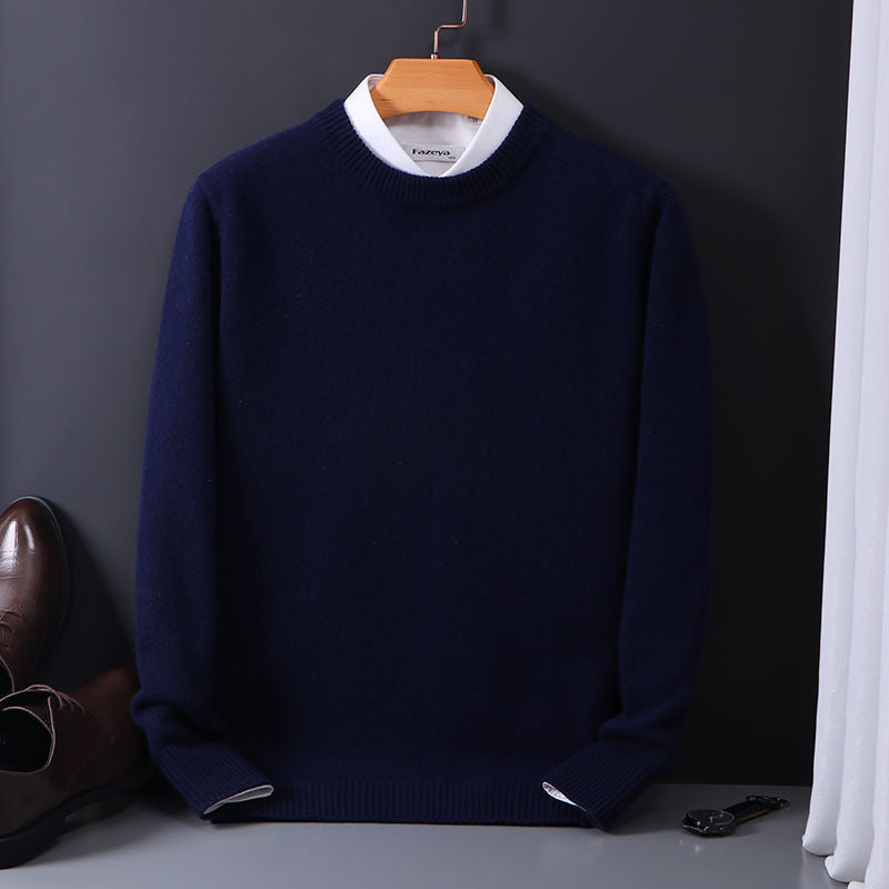 Relaxed Oversized Crew-Neck Sweater