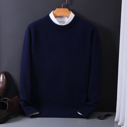 Relaxed Oversized Crew-Neck Sweater