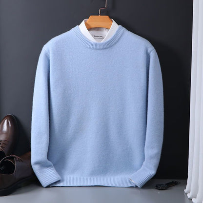 Relaxed Oversized Crew-Neck Sweater