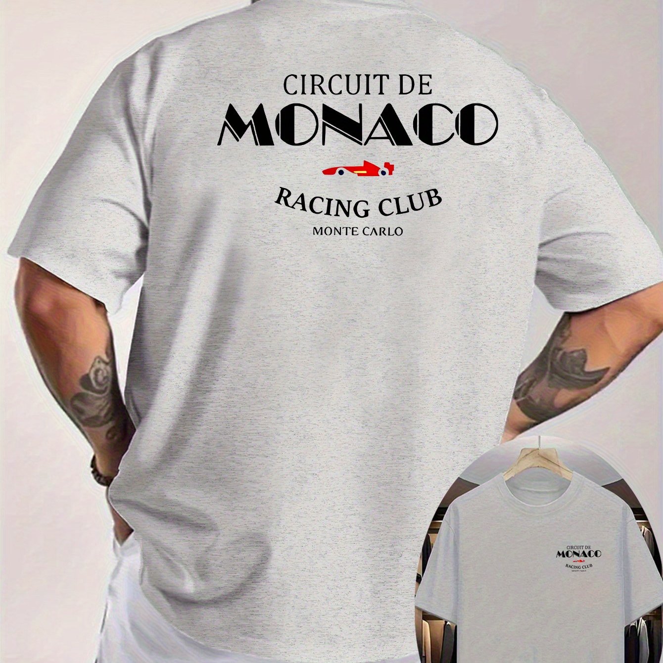 “Circuit de Monaco” Casual Men's T-Shirt