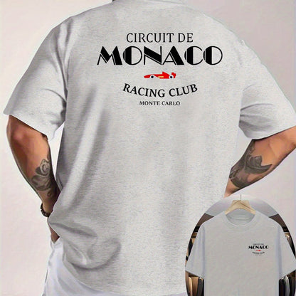 “Circuit de Monaco” Casual Men's T-Shirt
