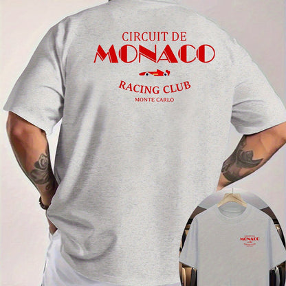 “Circuit de Monaco” Casual Men's T-Shirt
