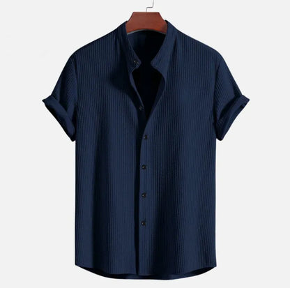 Men’s Short Sleeve Loose Shirt – Summer Casual Top